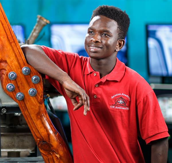 Aviation academy student Aviation academy student